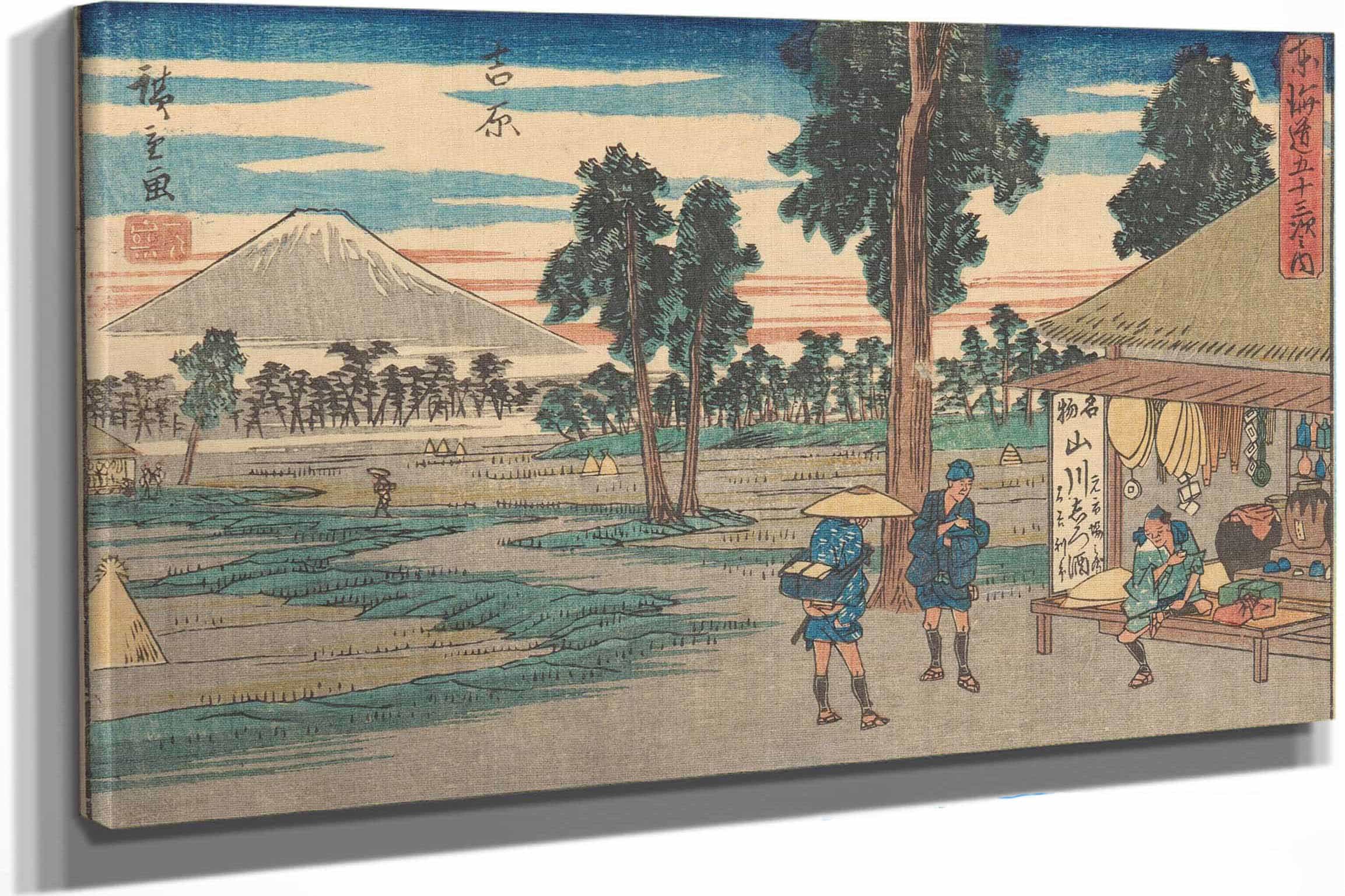 Yoshiwara   by Ando Hiroshige Posters, Prints, & Visual Artwork