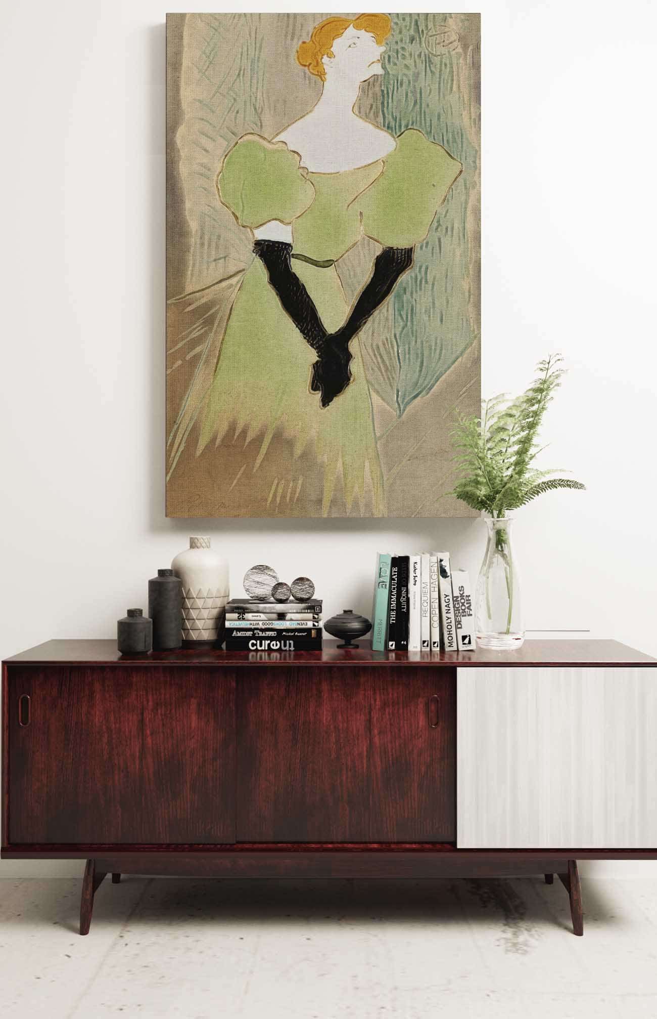 Yvette Guilbert by Henri De Toulouse Lautrec Posters, Prints, & Visual Artwork