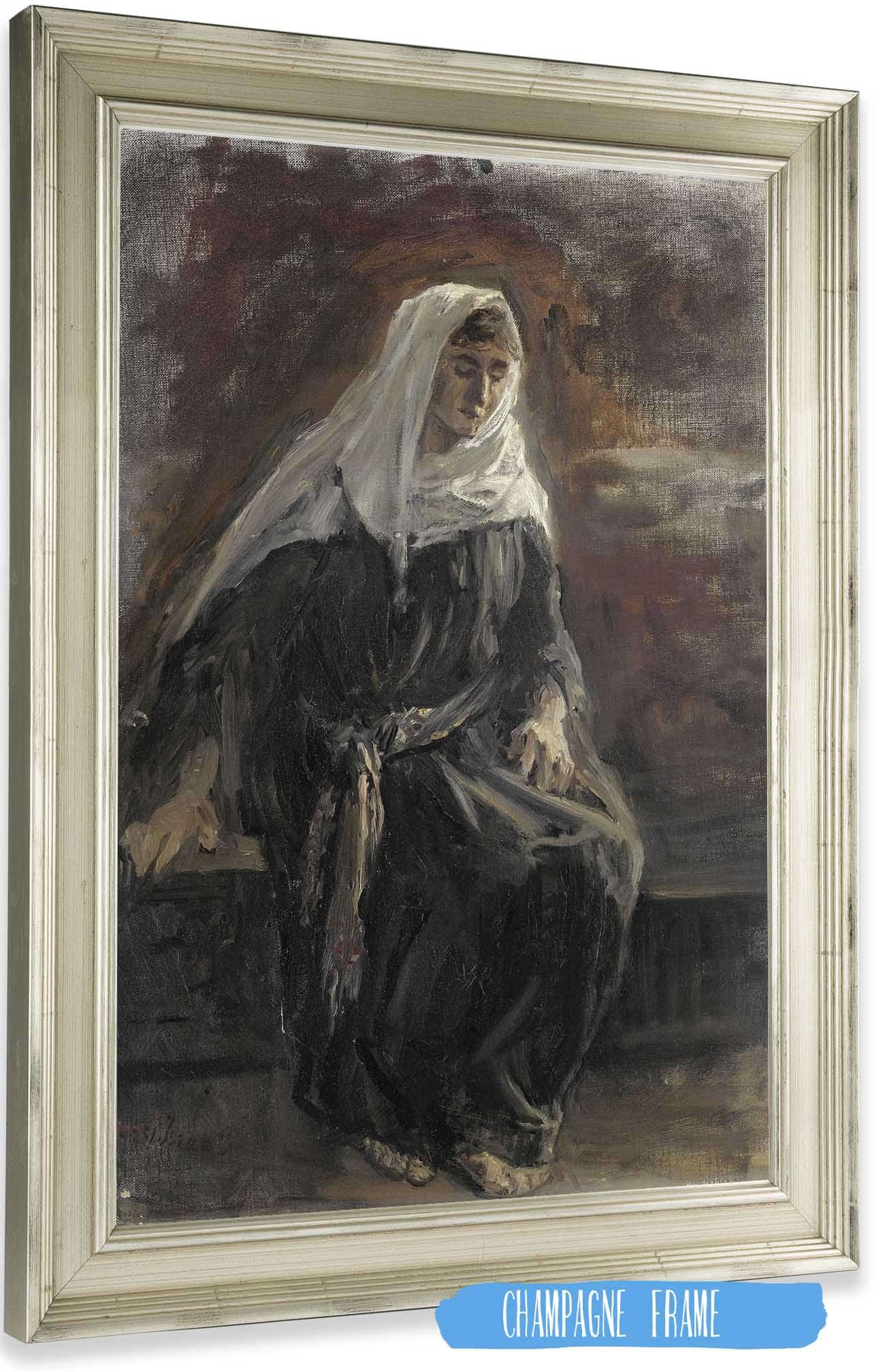 Zittende Vrouw Waarschijnlijk Michal by Jozef Israels Posters, Prints, & Visual Artwork