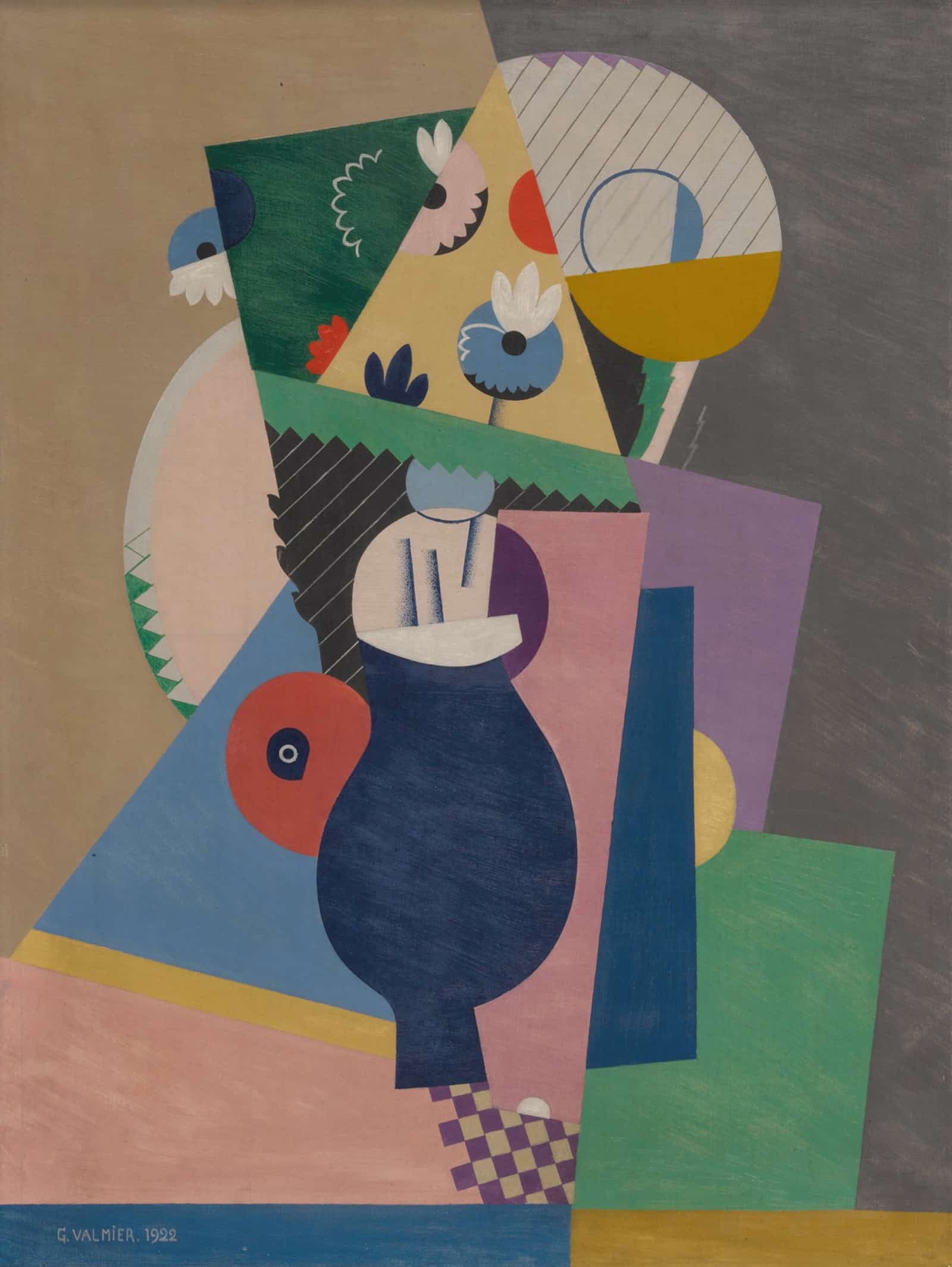 Pot De Fleurs by Georges Valmier