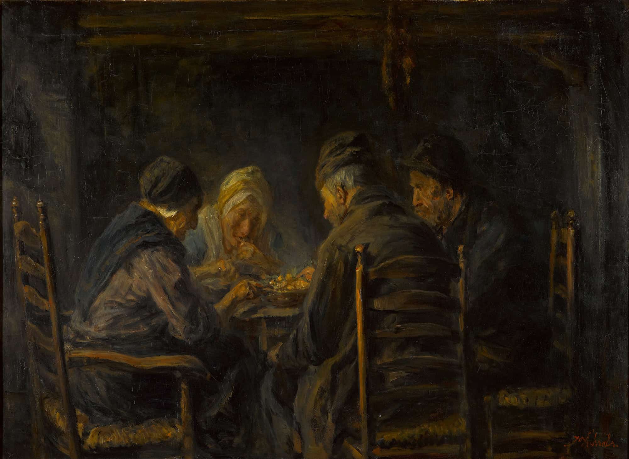 Potato Eaters by Jozef Israels