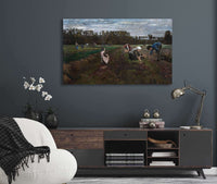 Potato Harvest by Max Liebermann