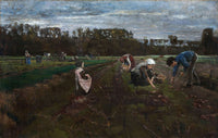 Potato Harvest by Max Liebermann
