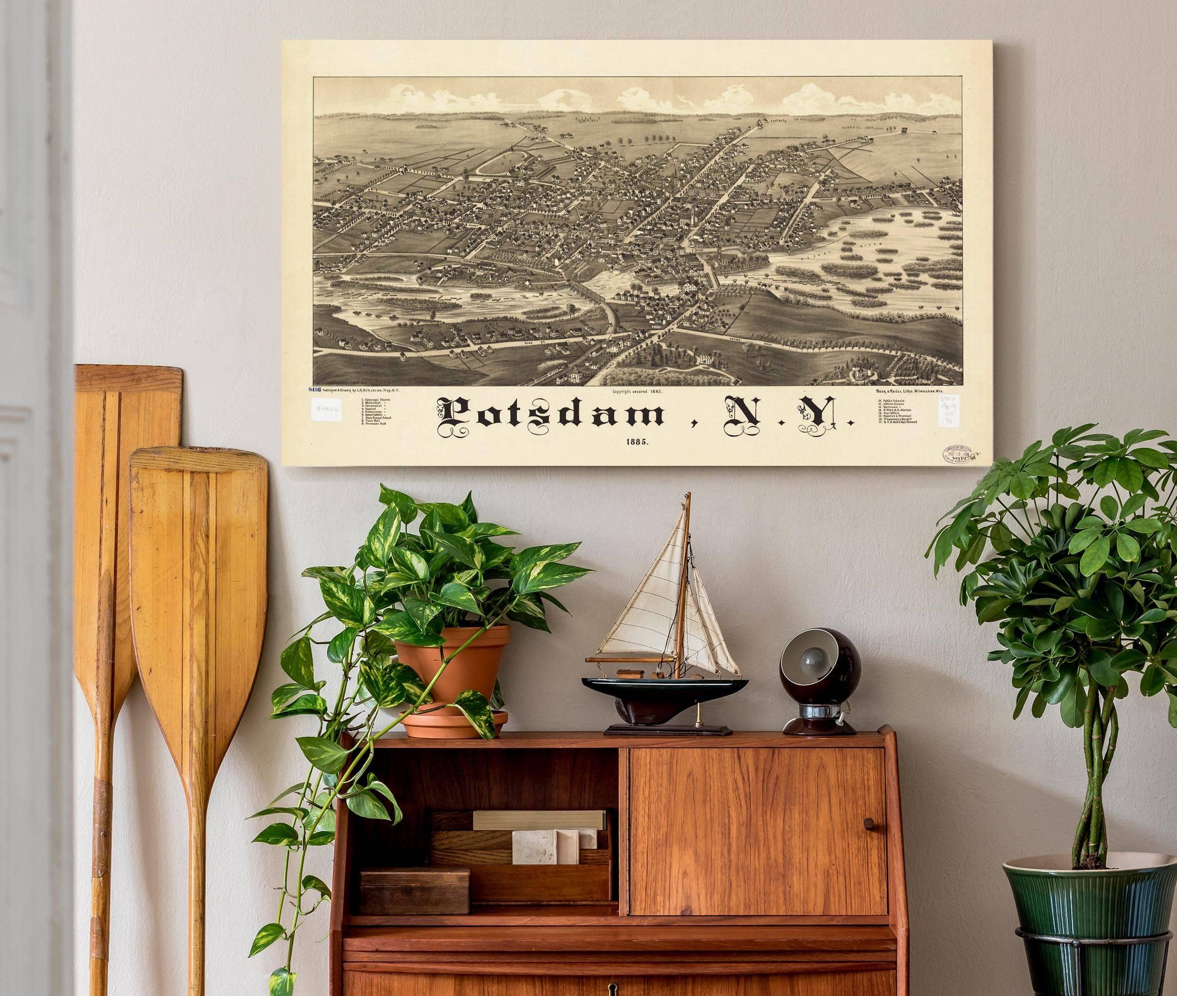Potsdam Ny 1885  State Of New York