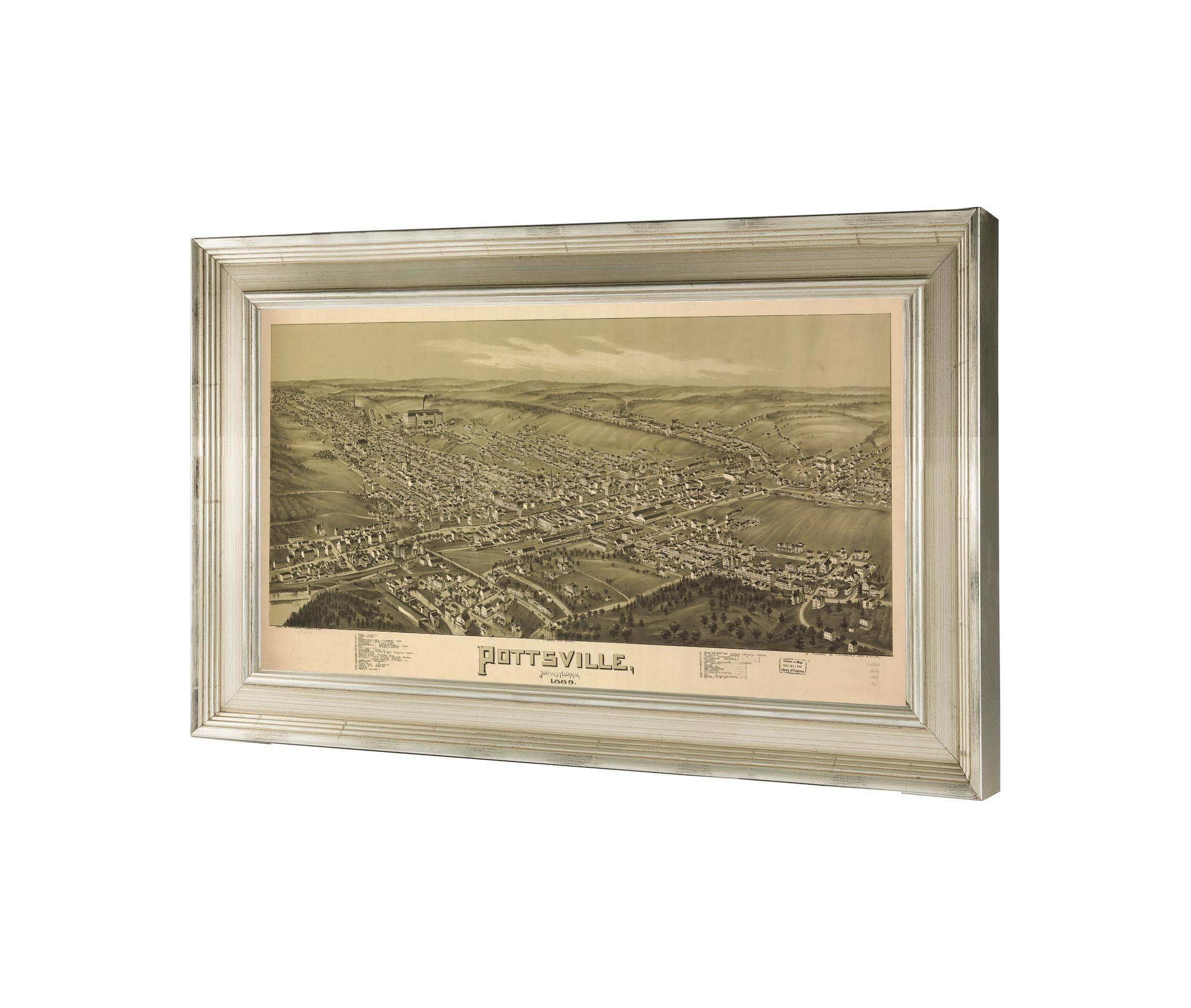 Pottsville Pennsylvania 1889  State Of Pennsylvania