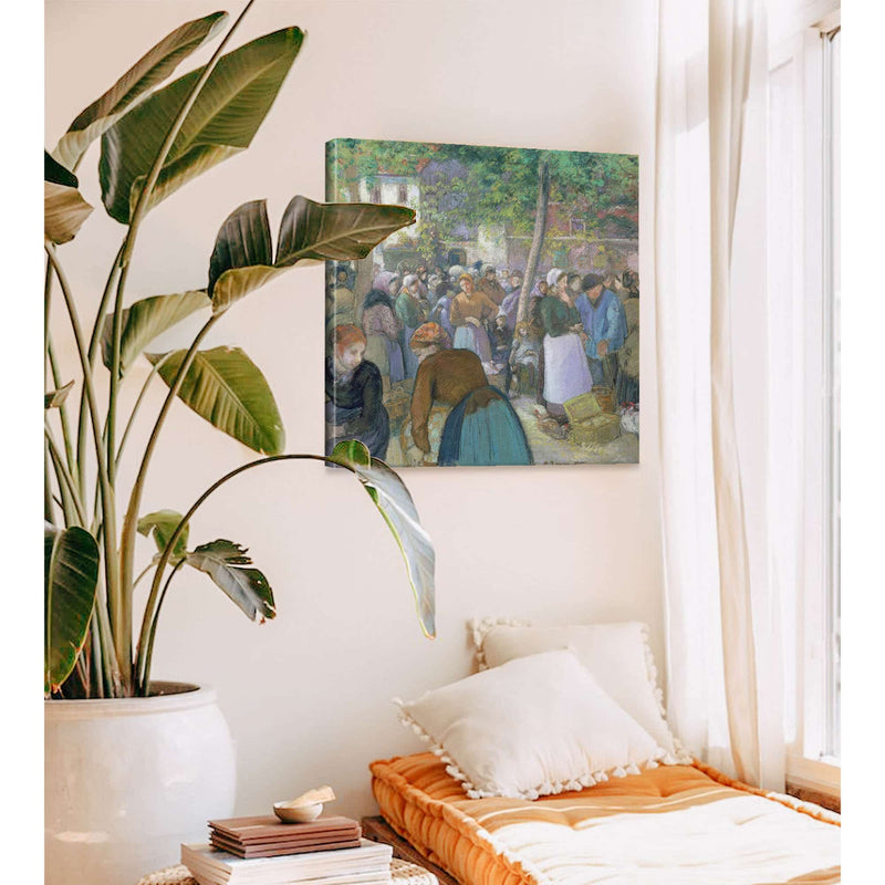 Poultry Market At Gisors by Camille Pissarro