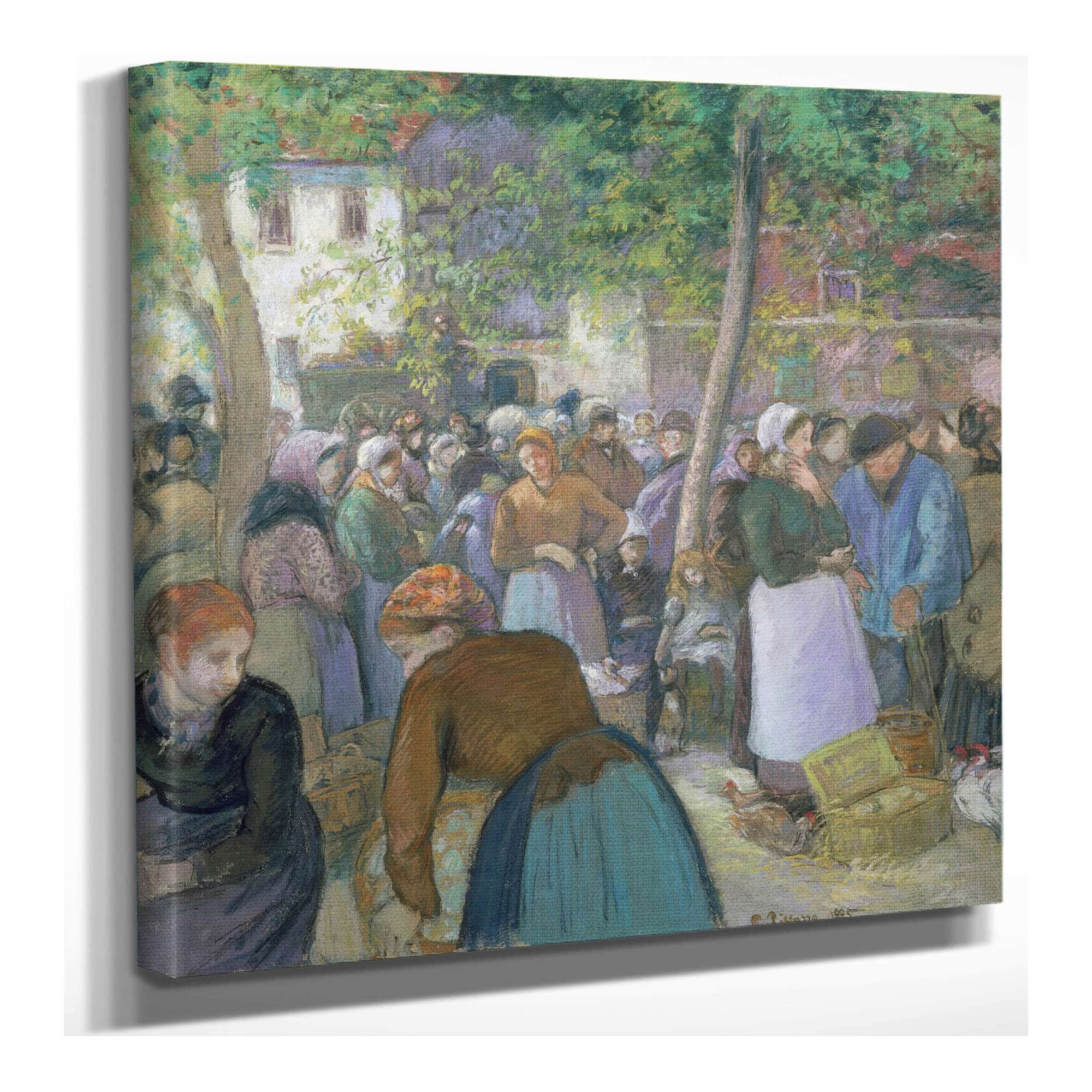 Poultry Market At Gisors by Camille Pissarro
