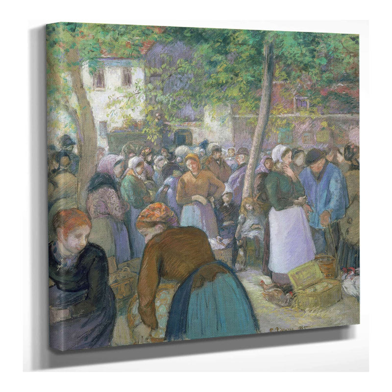 Poultry Market At Gisors by Camille Pissarro