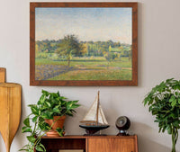 Prairie A Eragny by Camille Pissarro