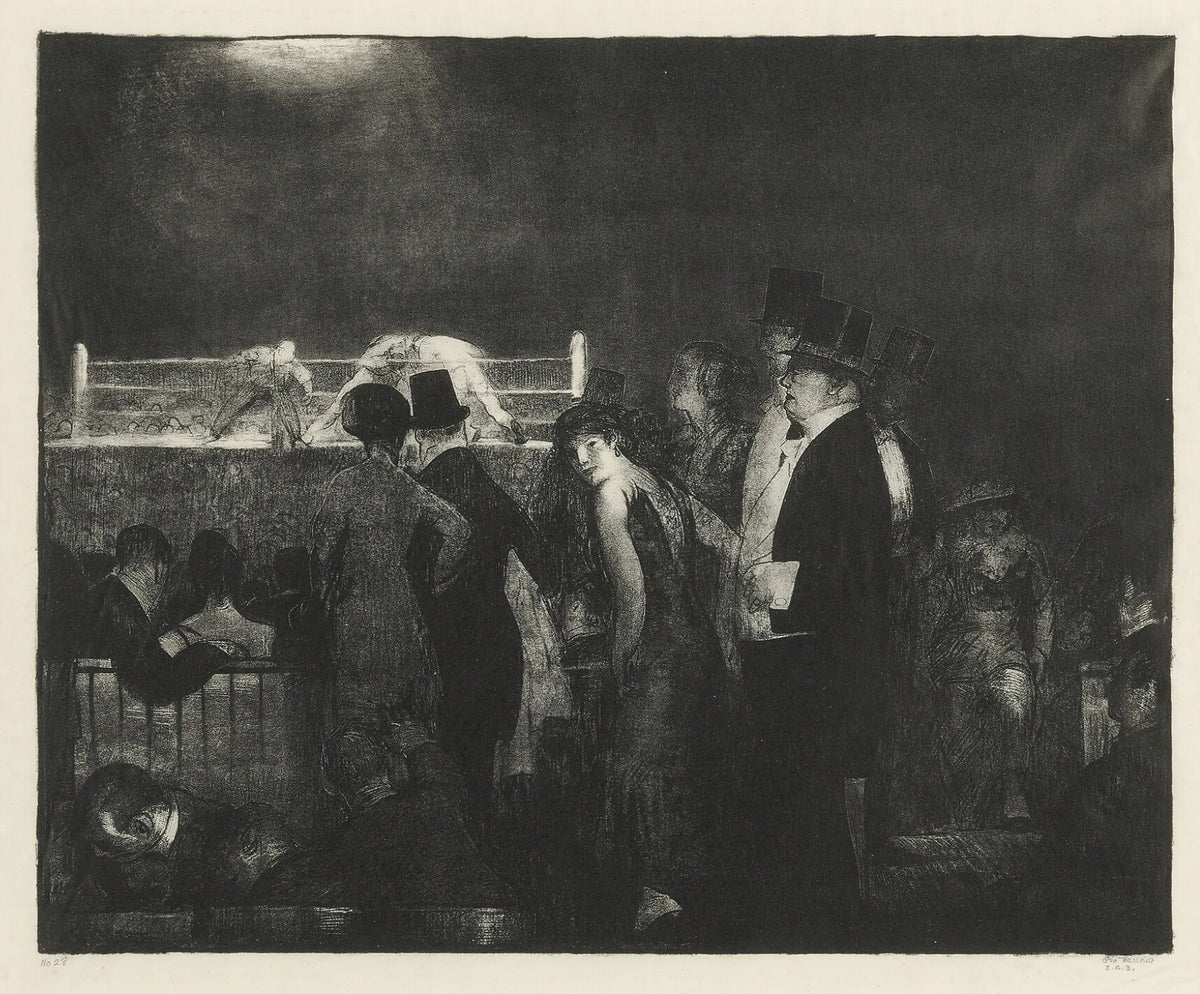 Preliminaries To The Big Bout by George Wesley Bellows