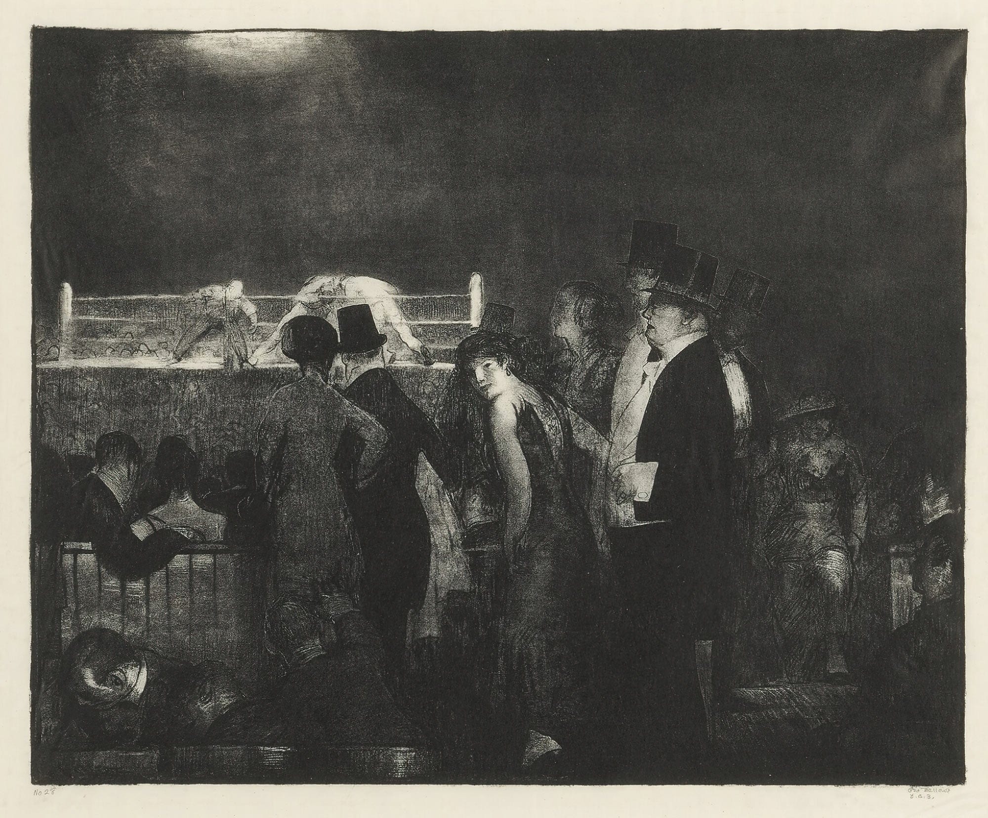 Preliminaries To The Big Bout by George Wesley Bellows