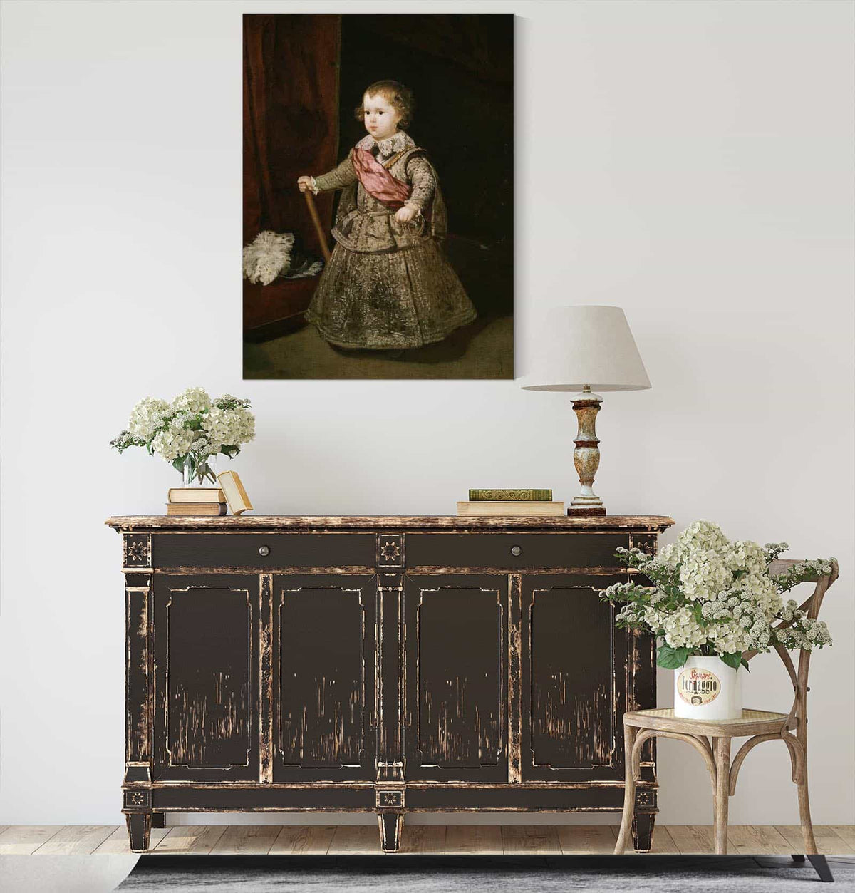 Prince Baltasar Carlos In Silver by Diego Velazquez