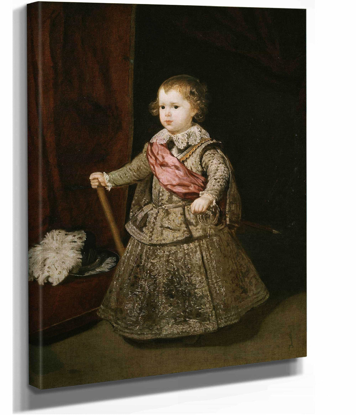 Prince Baltasar Carlos In Silver by Diego Velazquez