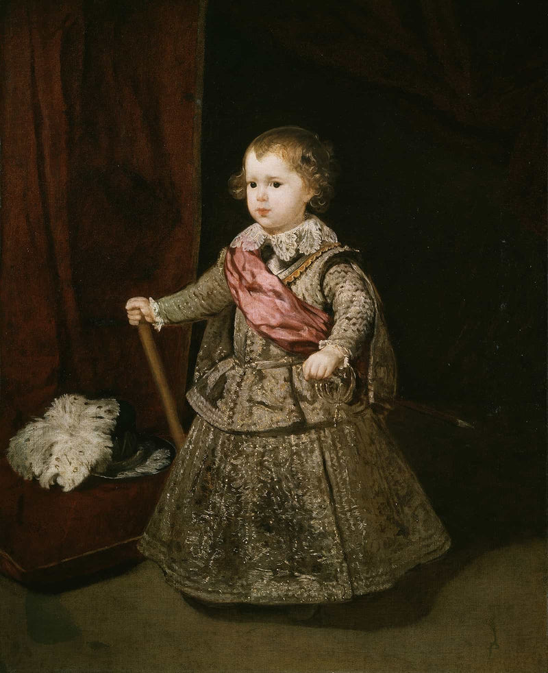 Prince Baltasar Carlos In Silver by Diego Velazquez