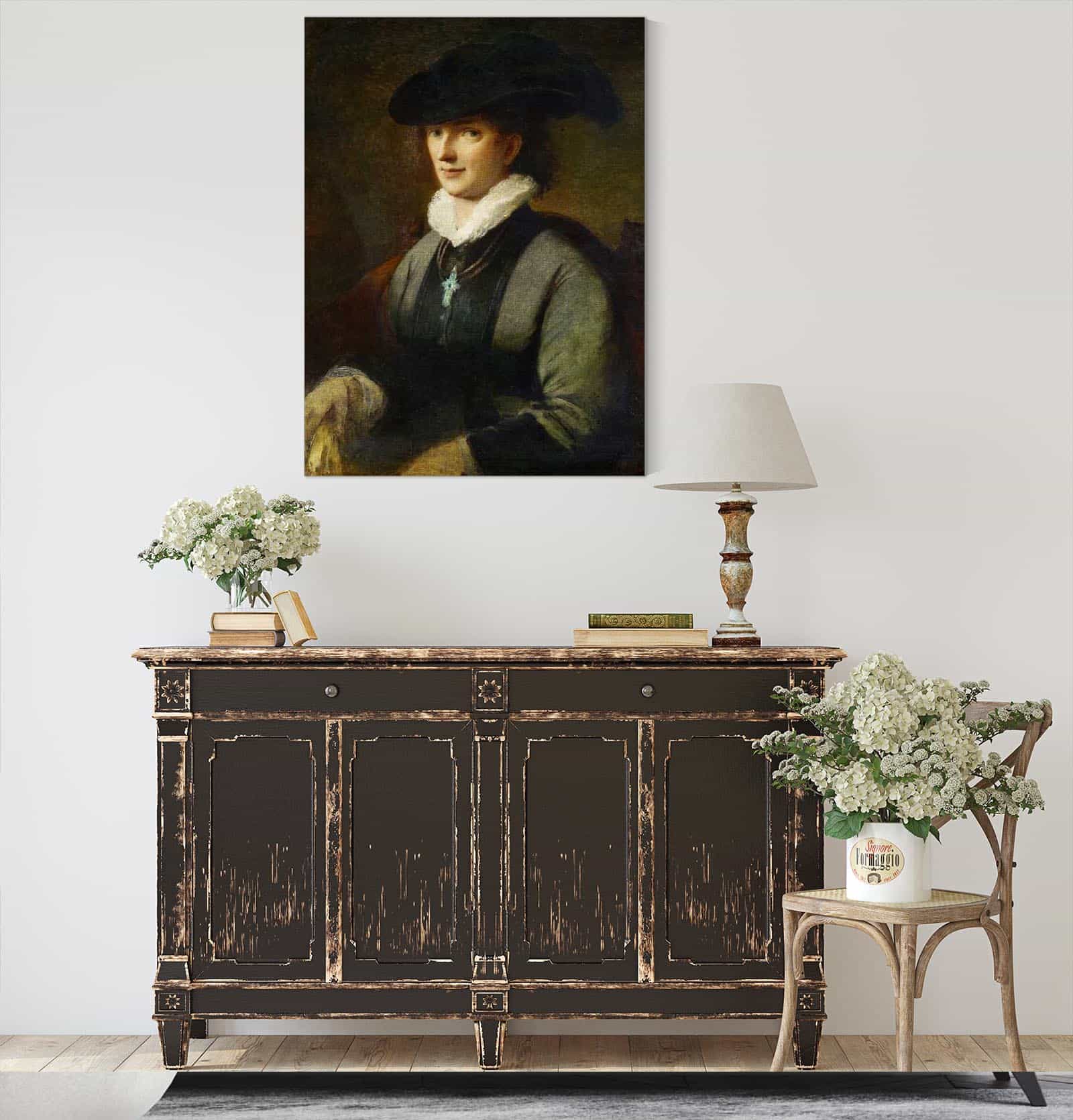 Princess Of Hohenlohe by Franz Von Lenbach