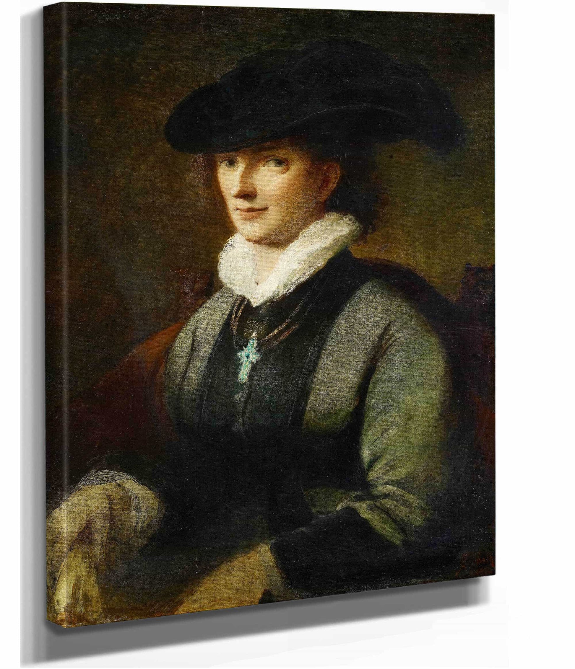 Princess Of Hohenlohe by Franz Von Lenbach