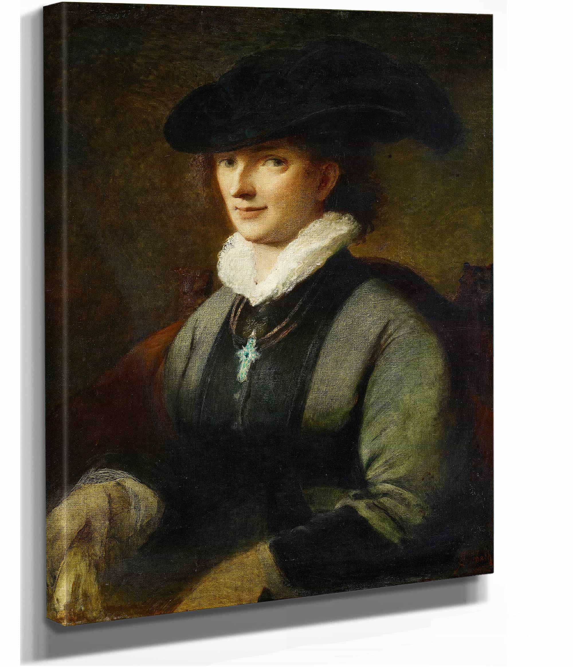 Princess Of Hohenlohe by Franz Von Lenbach