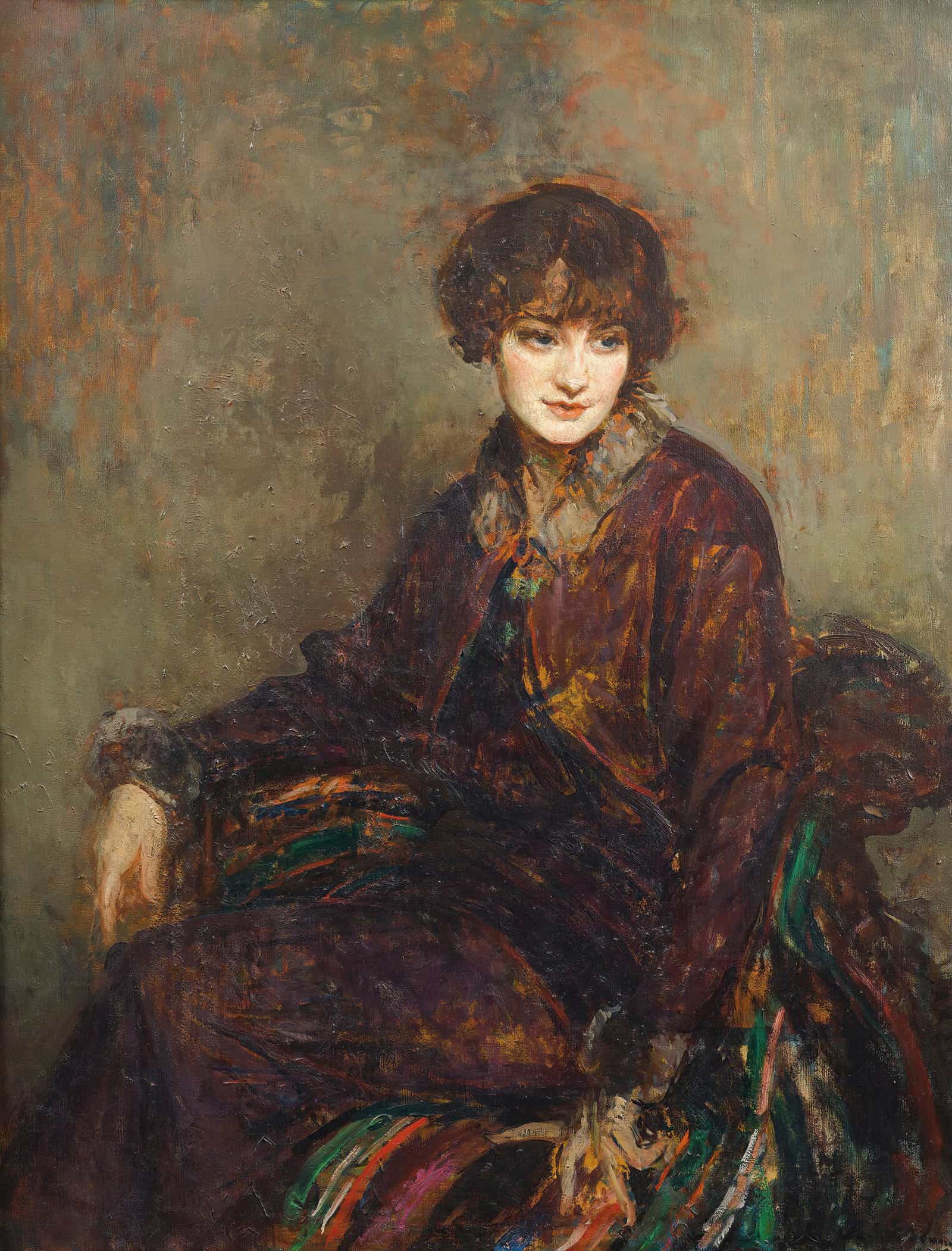 Princesse Jean De Broglie Depuis Honorable Mrs Daisy Fellowes by Jacques Emile Blanche