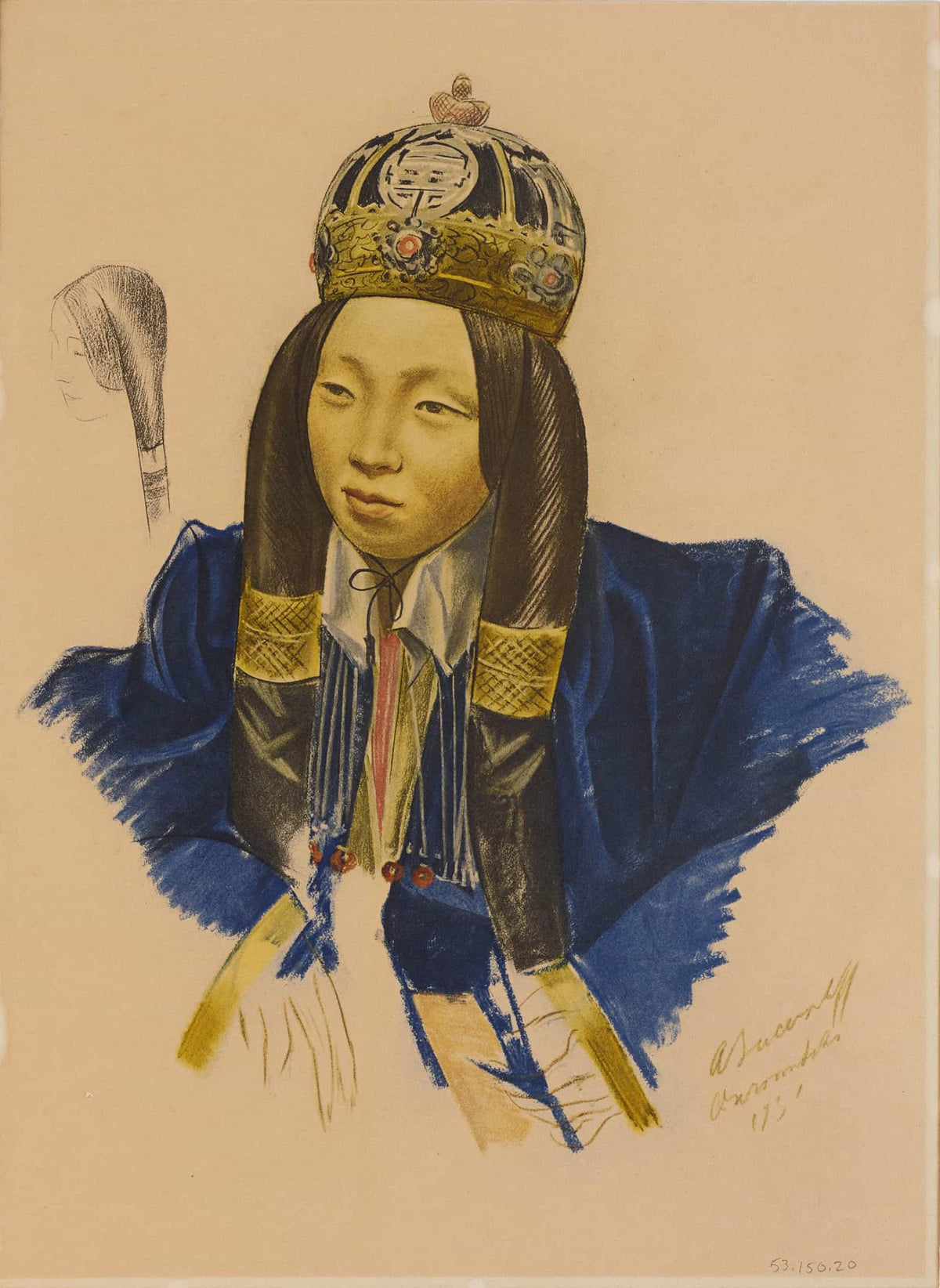 Princesse Nirgidma De Torhout by Alexander Evgenievich Yakovlev