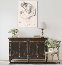 Prisoner Of War Writing A Letter by Jean Louis Forain