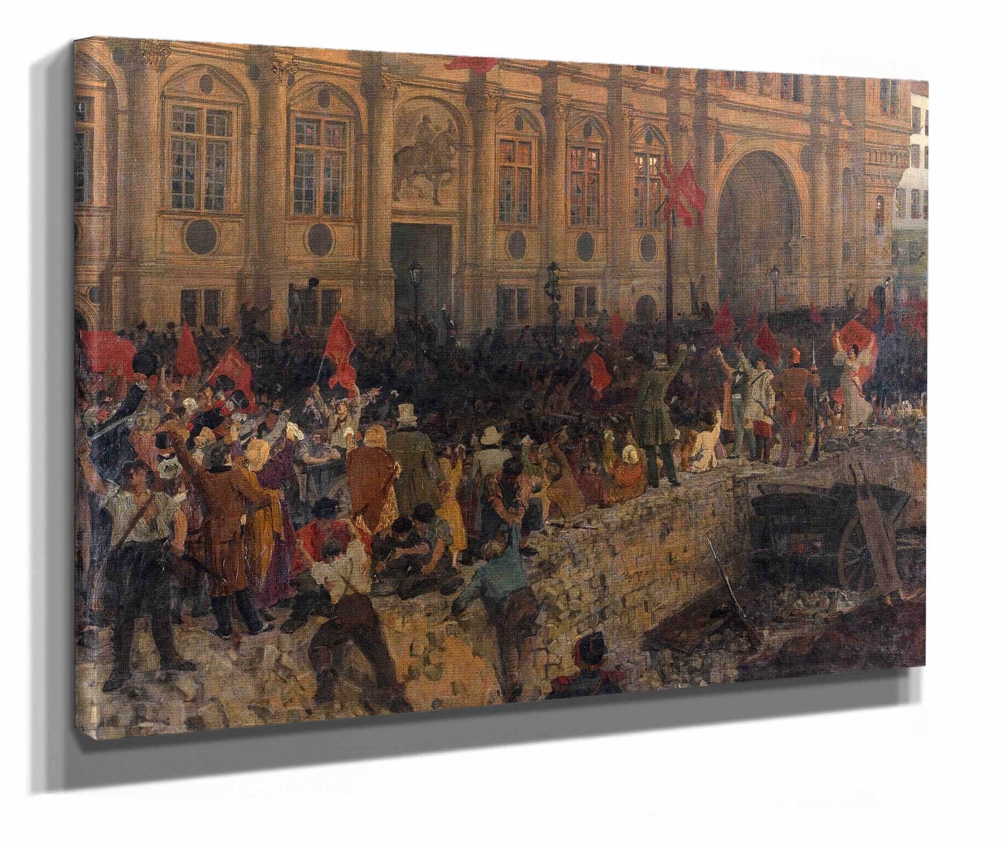 Proclamation De La Republique Le Fevrier by Jean Paul Laurens