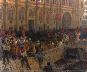 Proclamation De La Republique Le Fevrier by Jean Paul Laurens