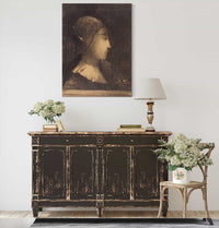 Profil De Femme A Droite by Odilon Redon