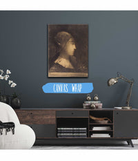 Profil De Femme A Droite by Odilon Redon