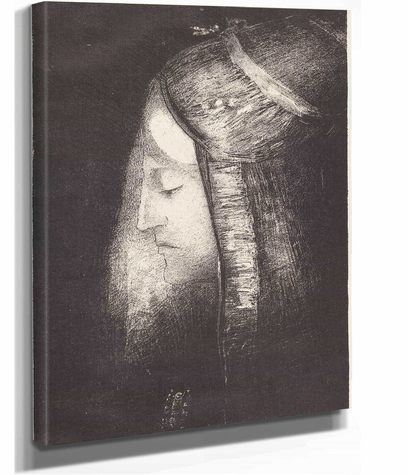 Profil De Lumiere Profile Of Light by Odilon Redon