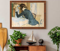 Profile Portrait Of A Young Lady by Paul Cesar Helleu