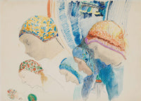 Profils De Hollandaises by Odilon Redon