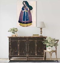 Projet De Costume Execute Par Leon Bakst Pour Le Ballet Les Papillons by Leon Bakst