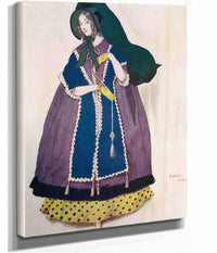 Projet De Costume Execute Par Leon Bakst Pour Le Ballet Les Papillons by Leon Bakst