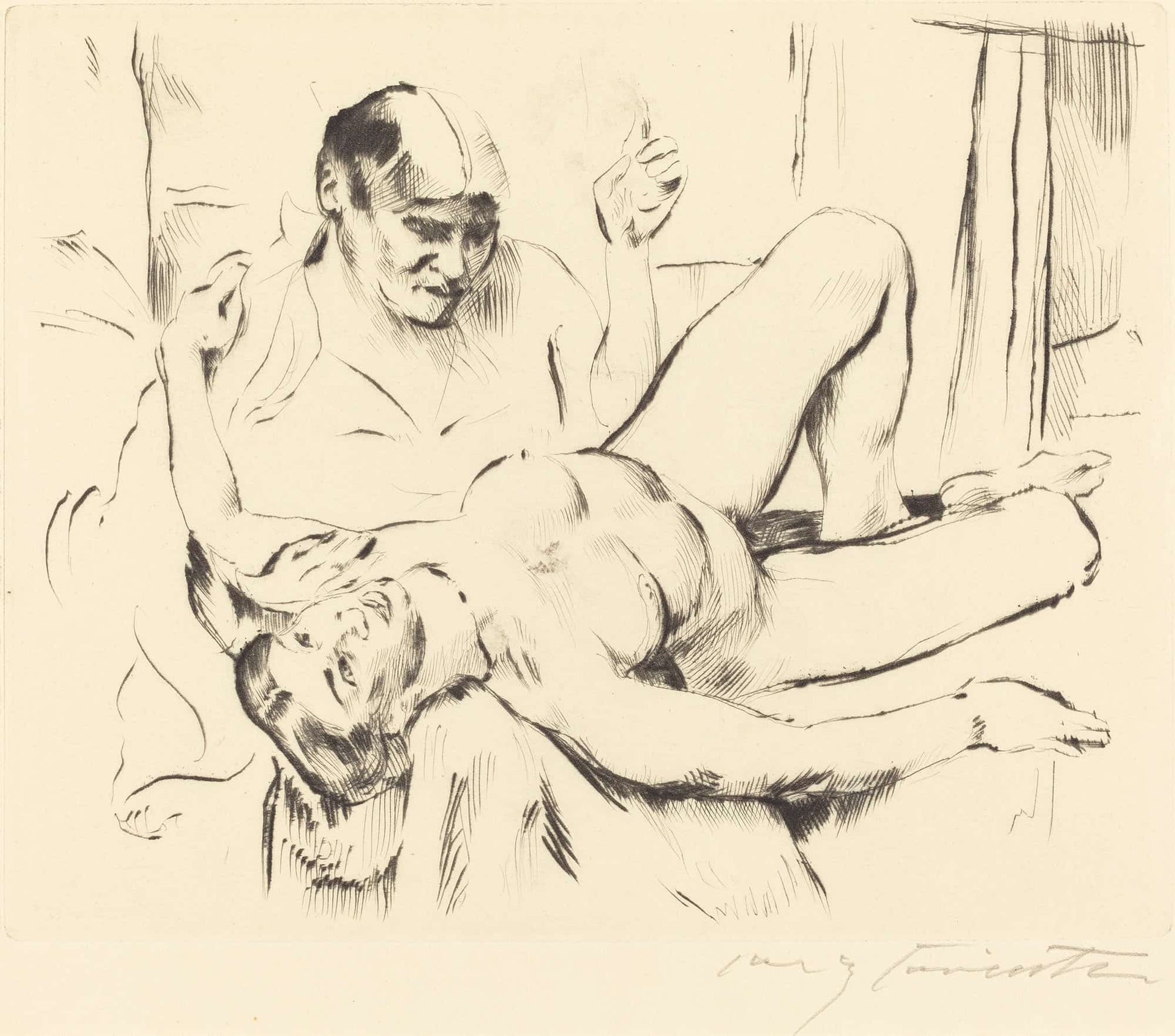 Prophecy Weissagung by Lovis Corinth