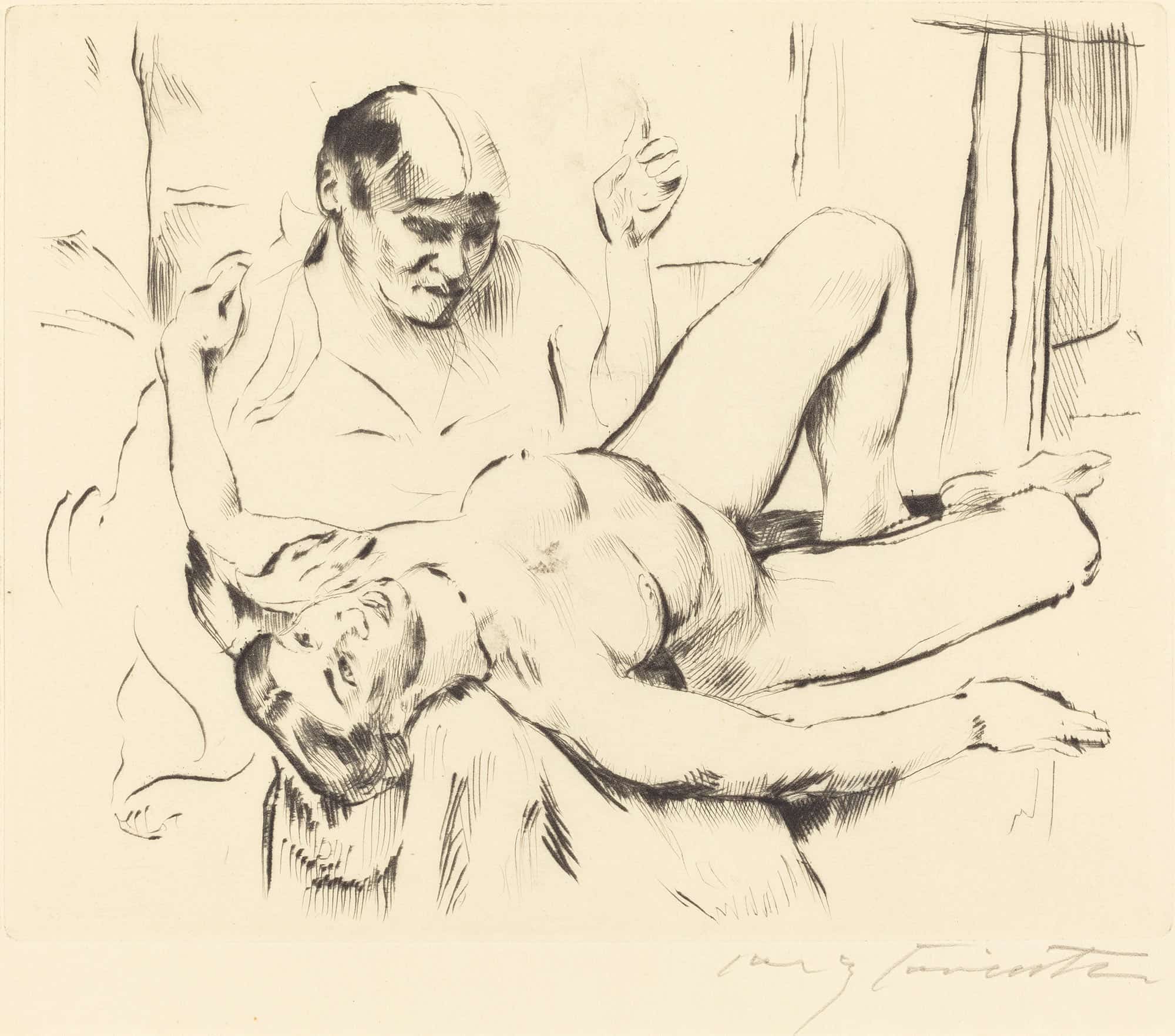 Prophecy Weissagung by Lovis Corinth