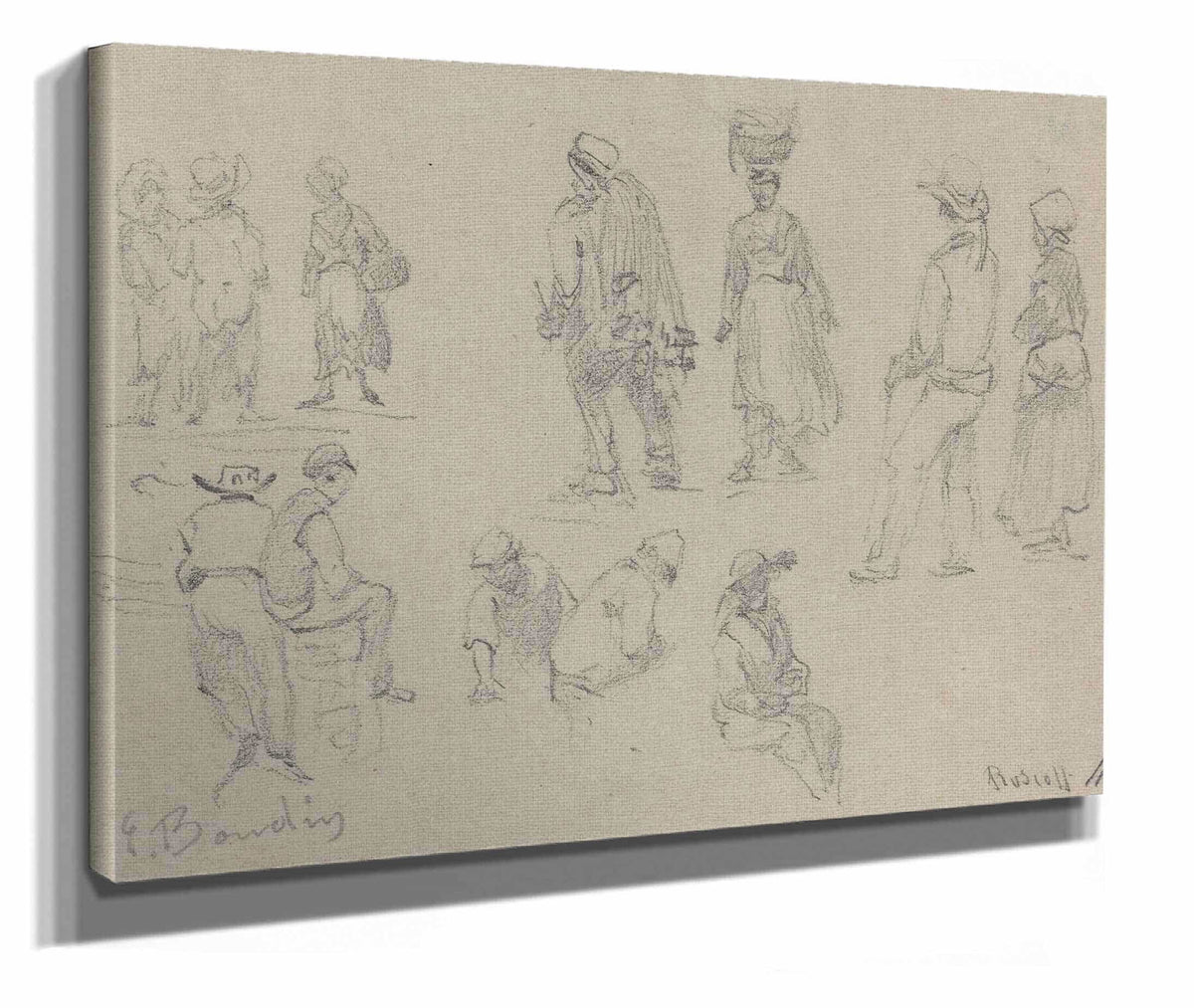 Provincial Figures by Eugene Boudin