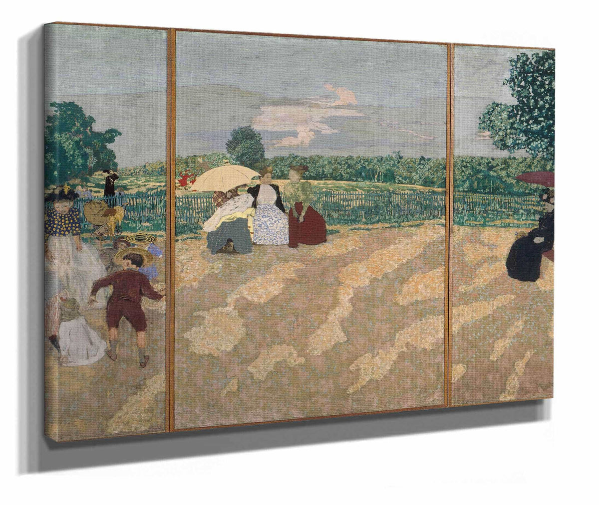 Public Gardens by Edouard Vuillard