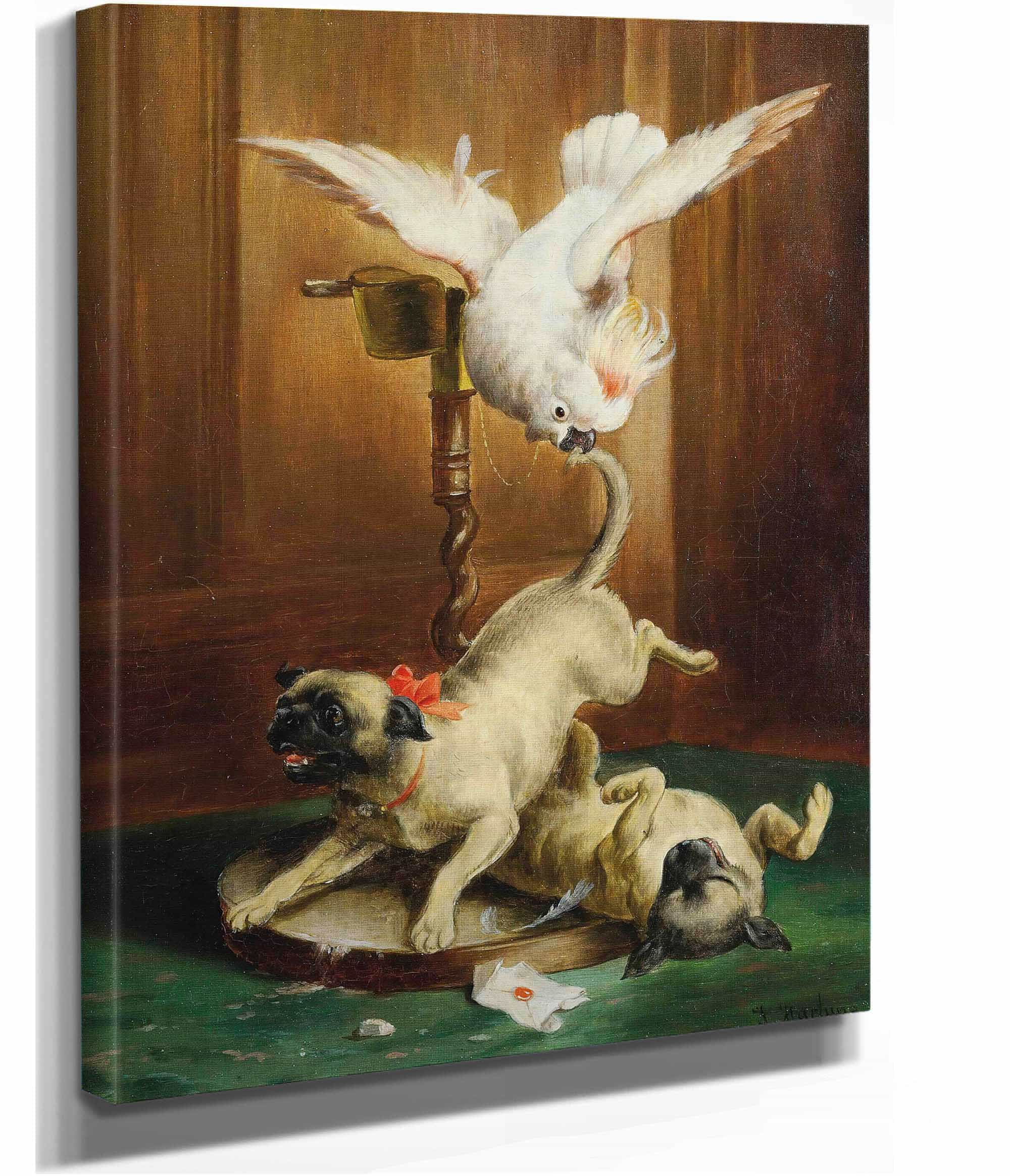 Pug Pandemonium by Carl Reichert
