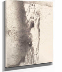 Puis Lange Prit Lencensoir And The Angel Took The Censer by Odilon Redon