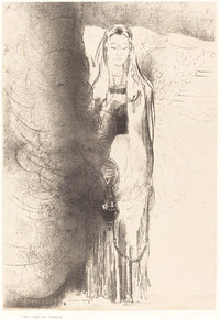 Puis Lange Prit Lencensoir And The Angel Took The Censer by Odilon Redon
