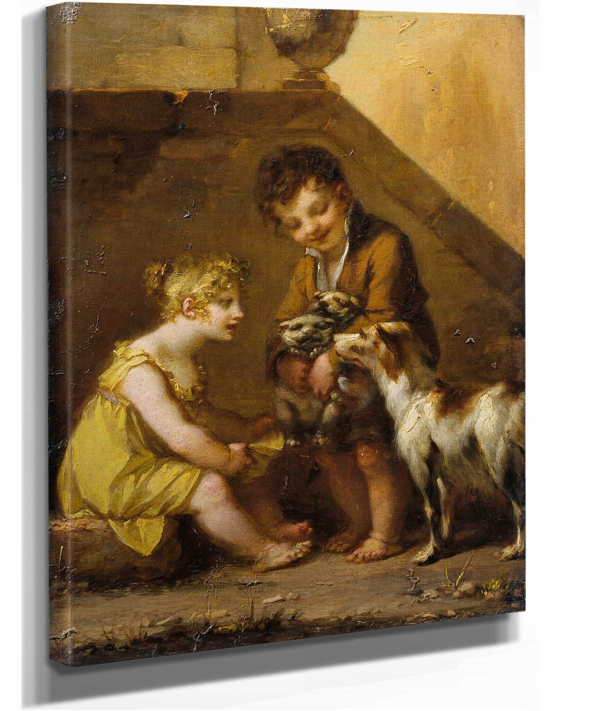 Puppies S by Pierre Paul Prudhon