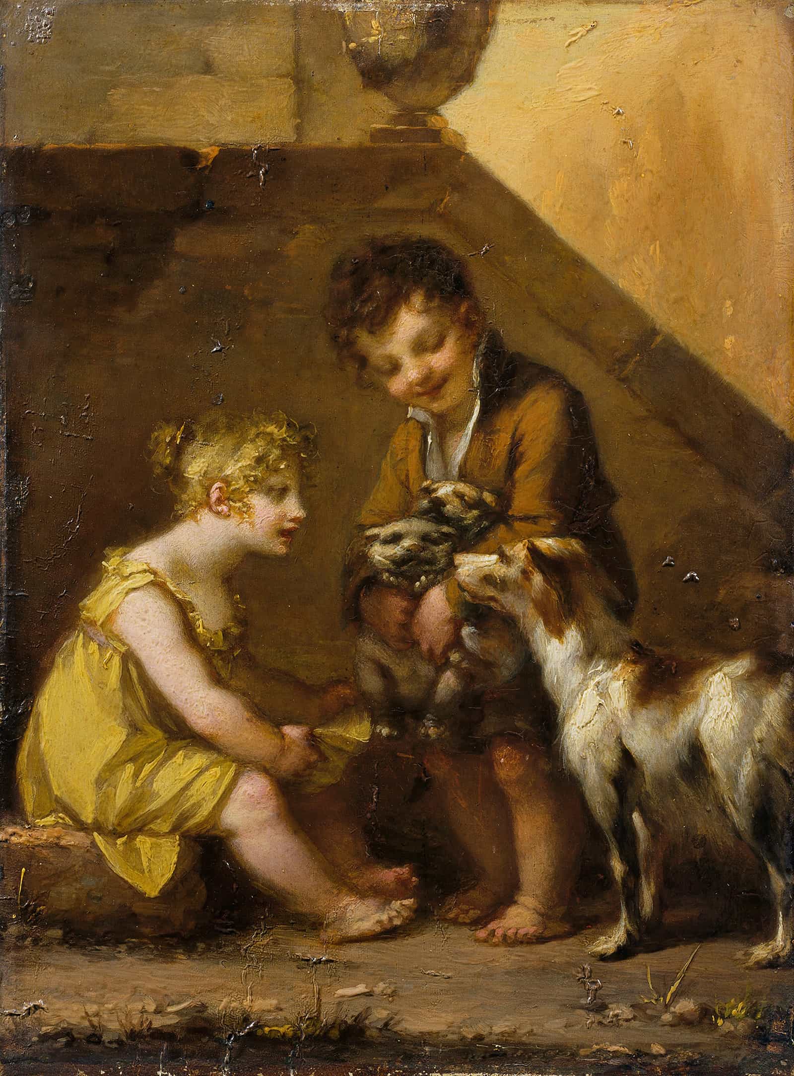 Puppies S by Pierre Paul Prudhon