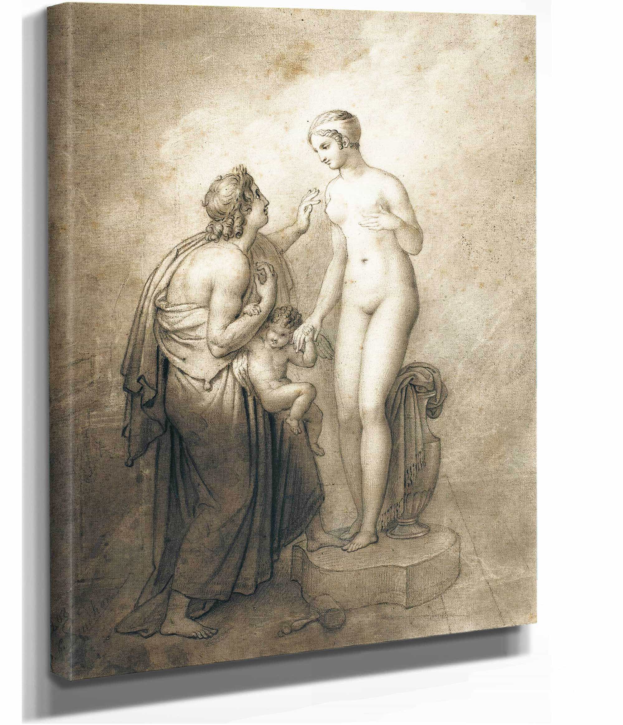 Pygmalion And Galatea by Anne Louis Girodet Trioson