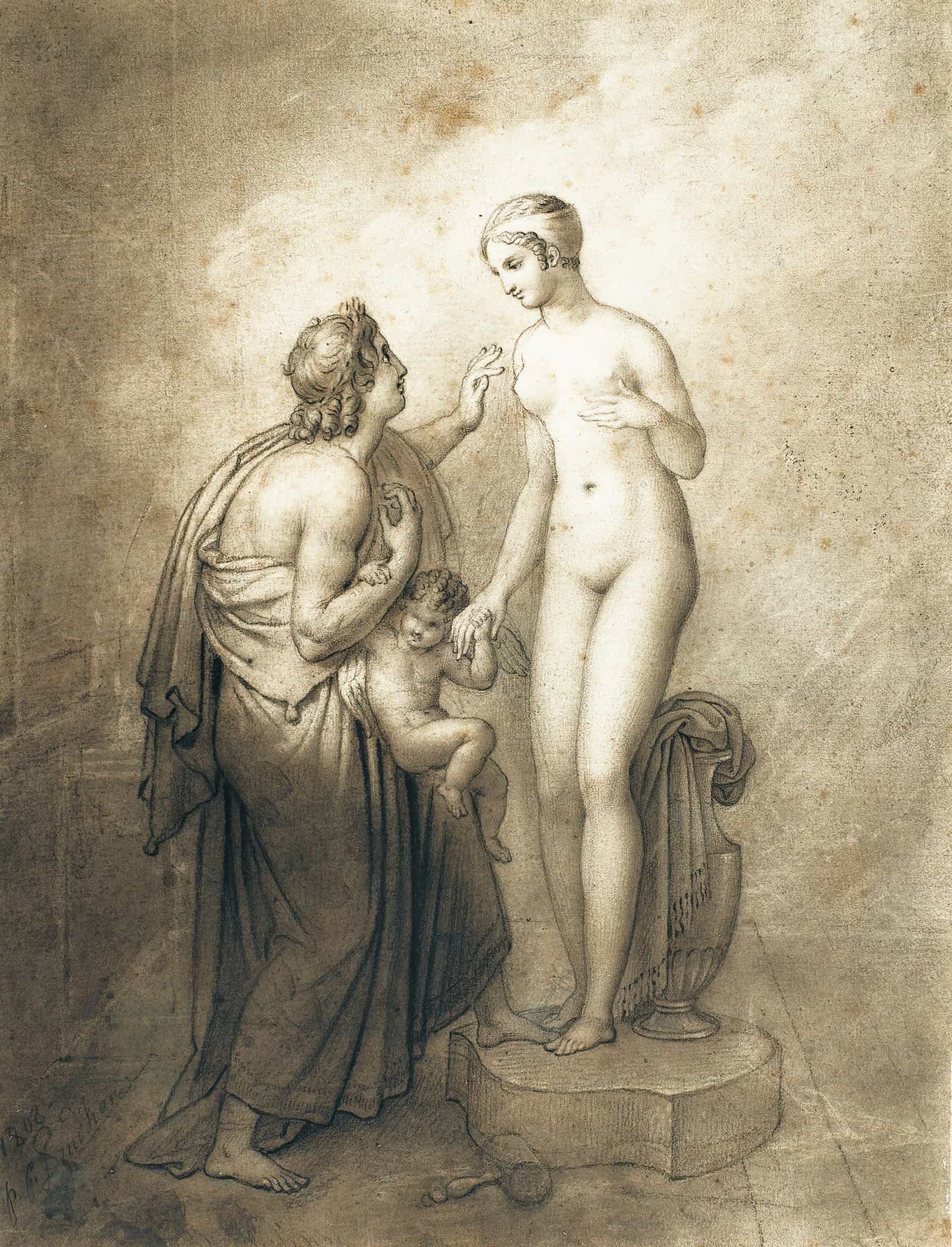 Pygmalion And Galatea by Anne Louis Girodet Trioson