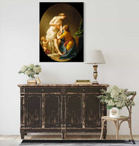 Pygmalion And Galatea by Louis Jean Francois Lagrenee