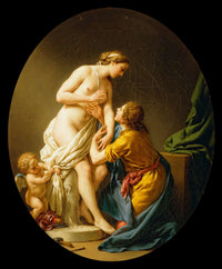 Pygmalion And Galatea by Louis Jean Francois Lagrenee