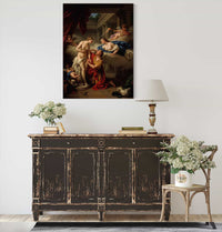 Pygmalion And His Statue by Louis Jean Francois Lagrenee