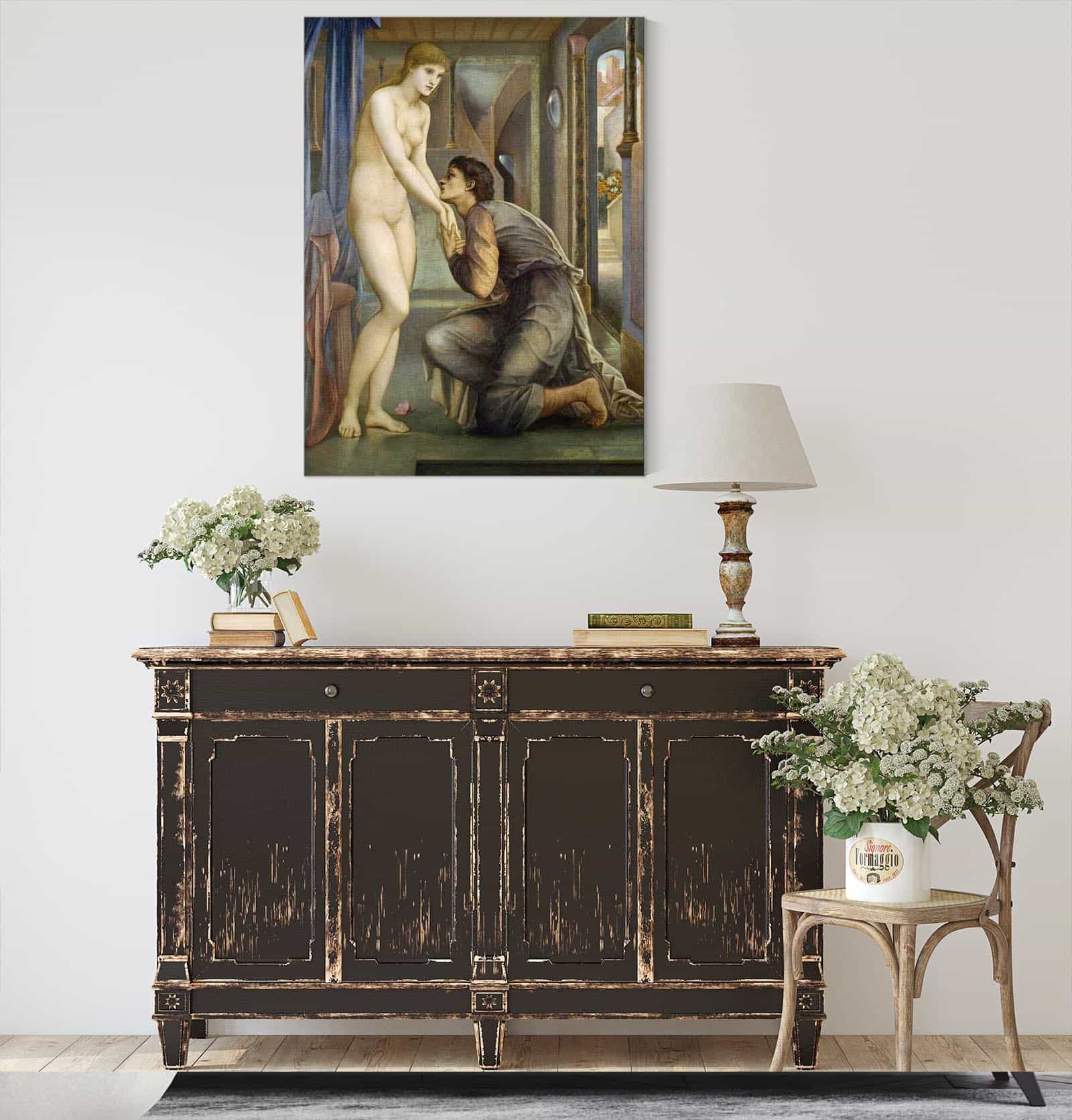 Pygmalion And The Image The Soul Attains by Sir Edward Coley Burne Jones