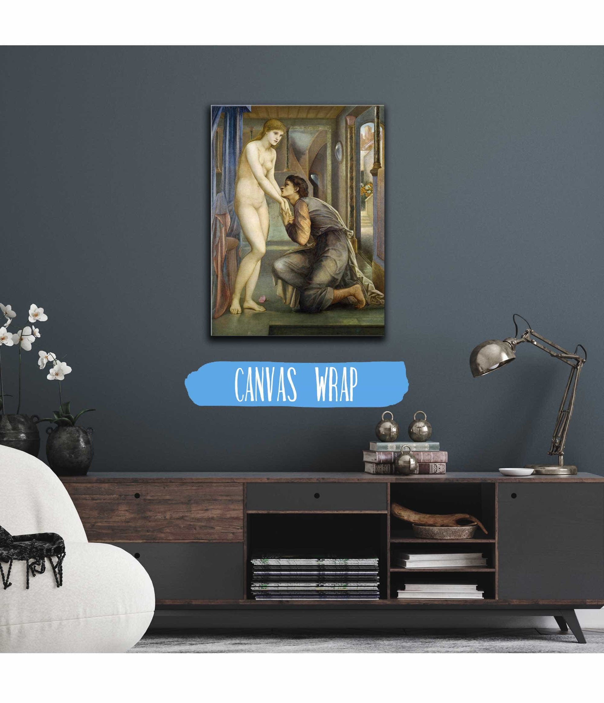 Pygmalion And The Image The Soul Attains by Sir Edward Coley Burne Jones