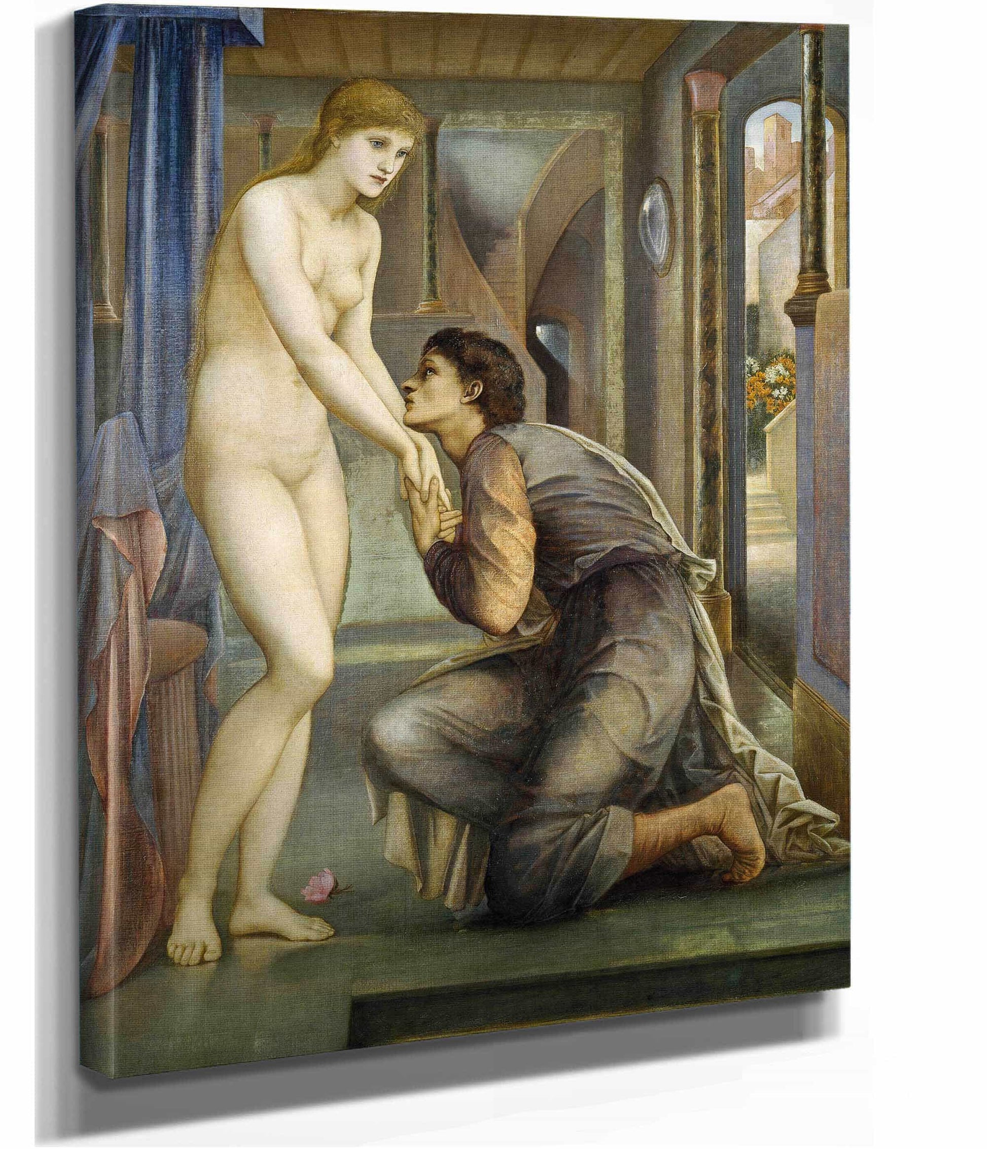 Pygmalion And The Image The Soul Attains by Sir Edward Coley Burne Jones